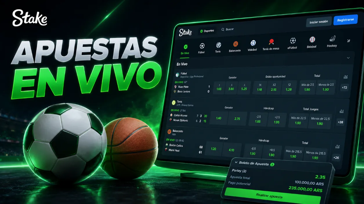 Stake apuestas deportivas y mercados en vivo
