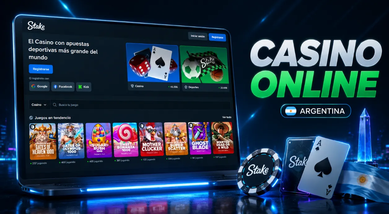 Stake Argentina Casino Online con Bonos Apuestas y Retiros Seguros