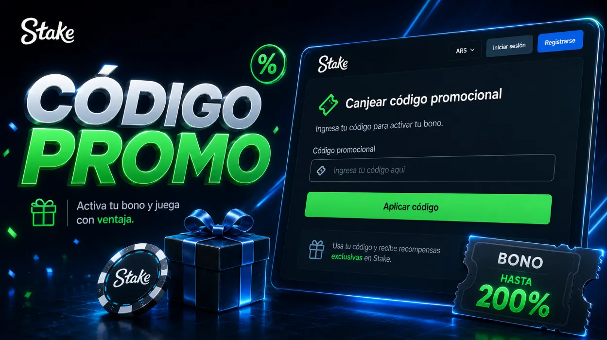 Código promocional Stake