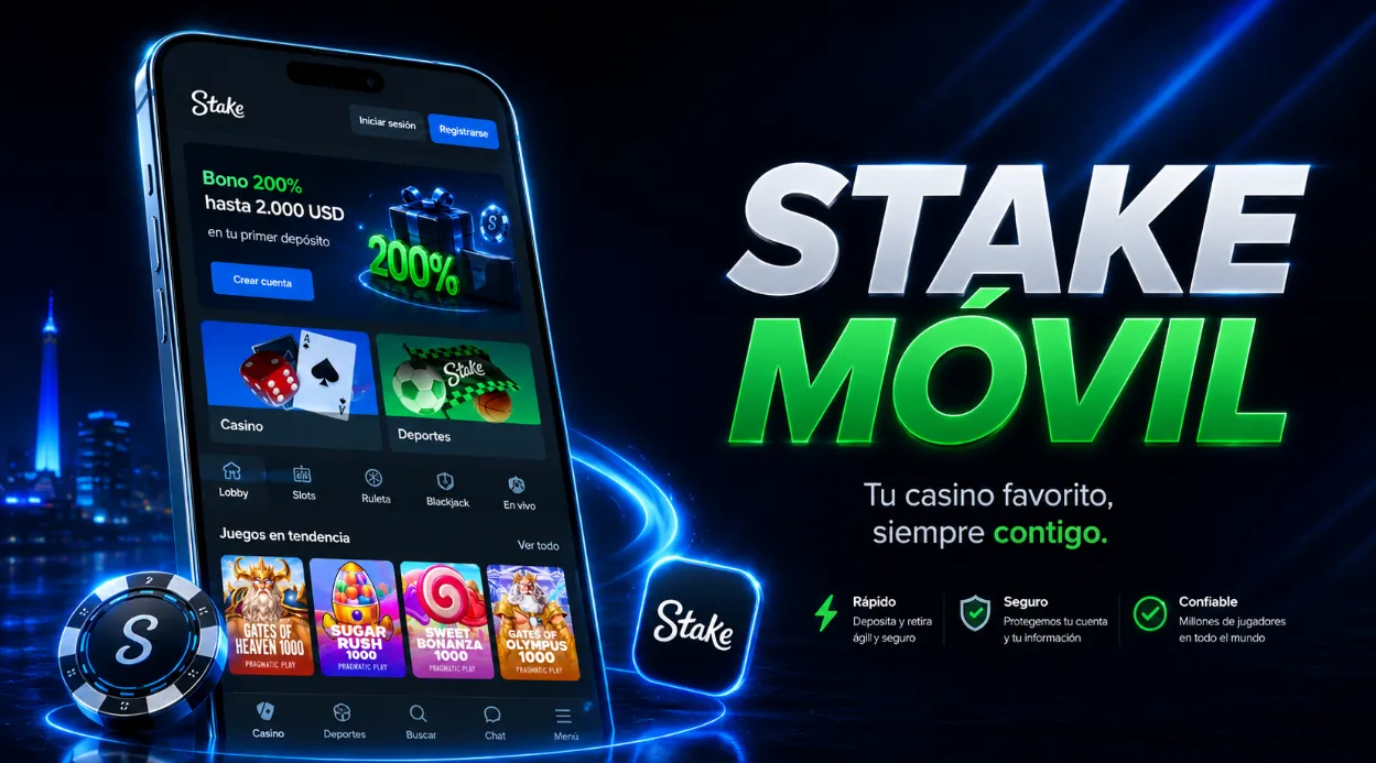 Stake App en Argentina para Casino, Apuestas